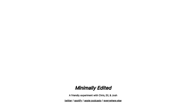 minimallyedited.com