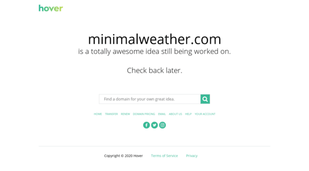 minimalweather.com