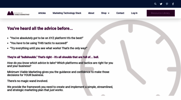 minimumviablemarketing.com
