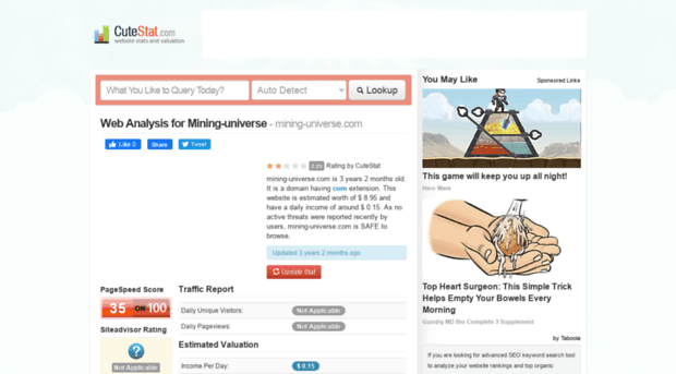 mining-universe.com.cutestat.com