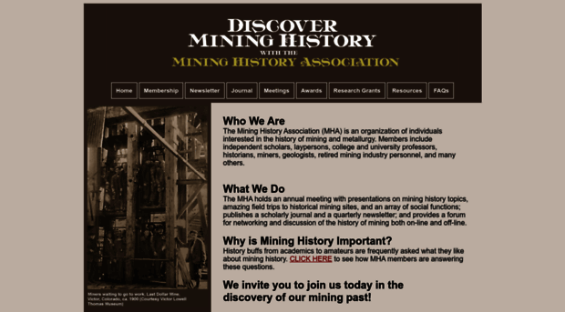 mininghistoryassociation.org