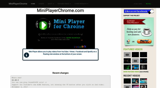 miniplayerchrome.com