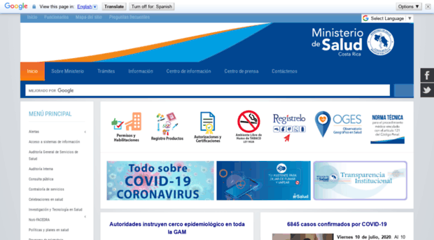 ministeriodesalud.go.cr