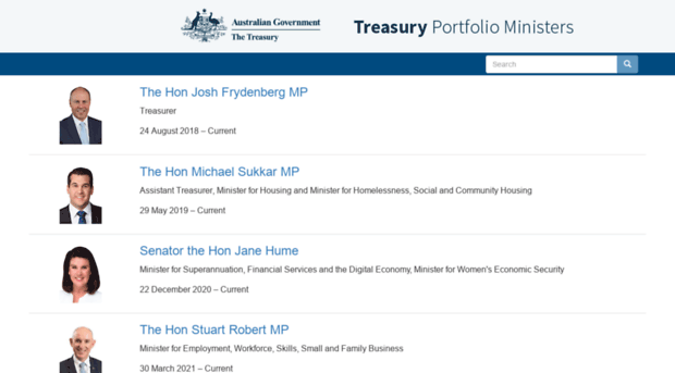 ministers.treasury.gov.au