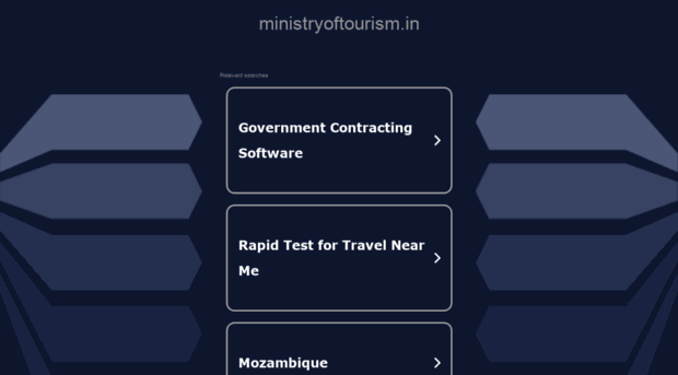 ministryoftourism.in