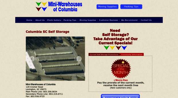 miniwarehousesofcolumbia.com