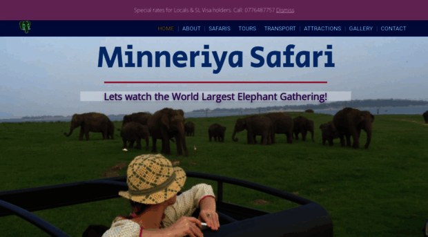 minneriyasafari.com