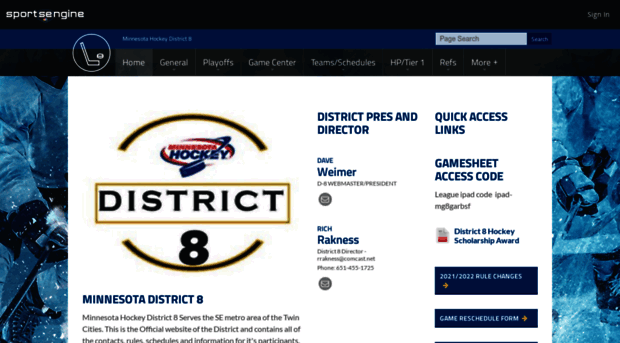 minnesotahockeydistrict8.com