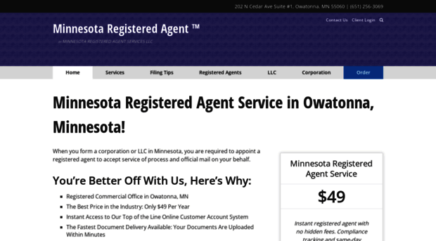 minnesotaregisteredagent.com