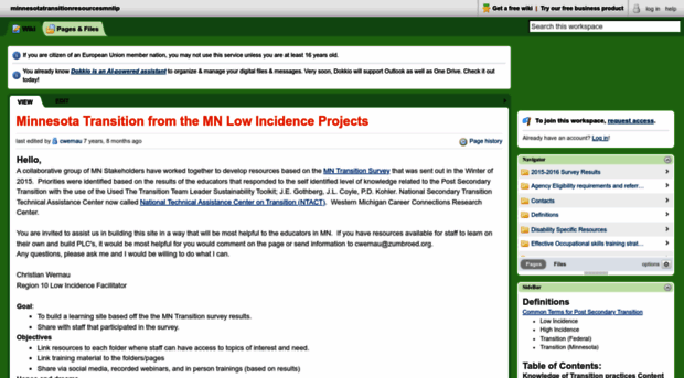 minnesotatransitionresourcesmnlip.pbworks.com