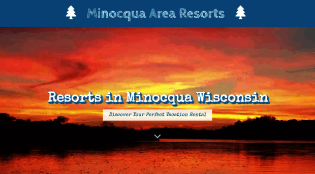 minocquaarearesorts.com