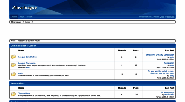minorleague.proboards.com