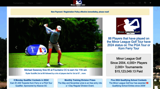 minorleaguegolf.com