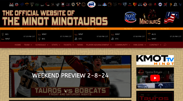 minotauroshockey.com