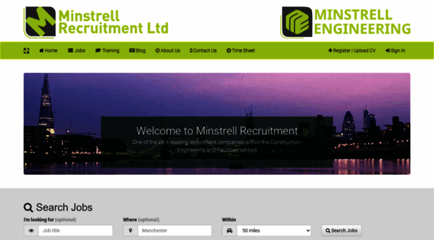 minstrellrecruitment.com