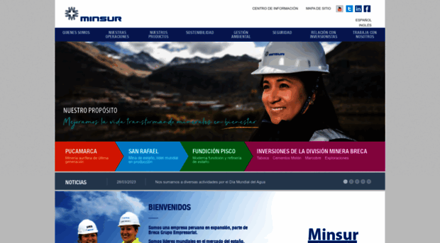 minsur.com