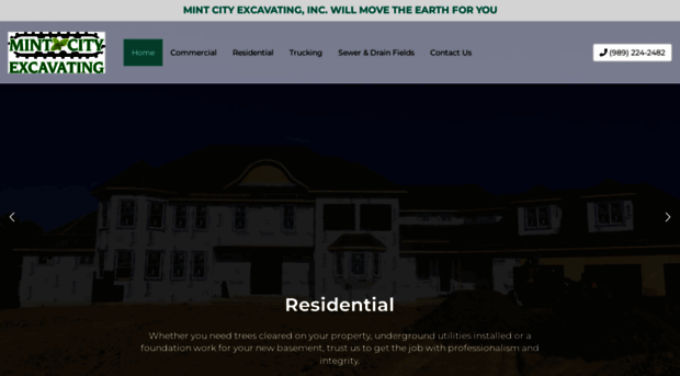 mintcityexcavating.com