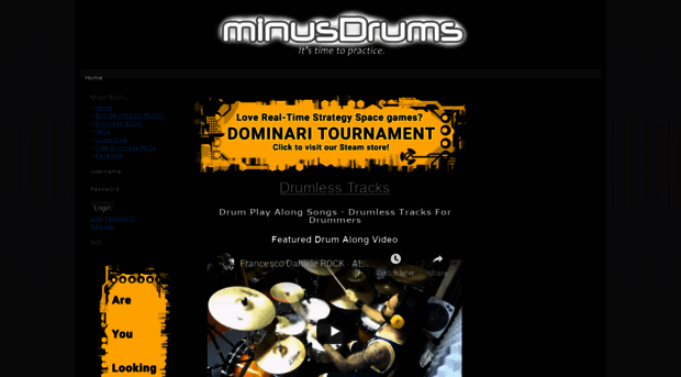 minusdrums.com