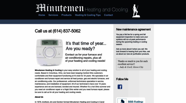 minutemenheatingcooling.com