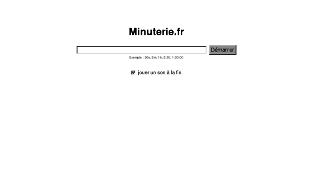 minuterie.fr