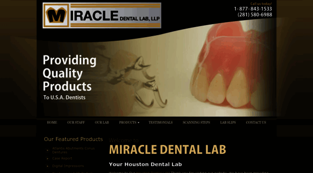 miracledentallab.com