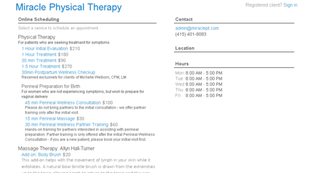 miraclephysicaltherapy.fullslate.com