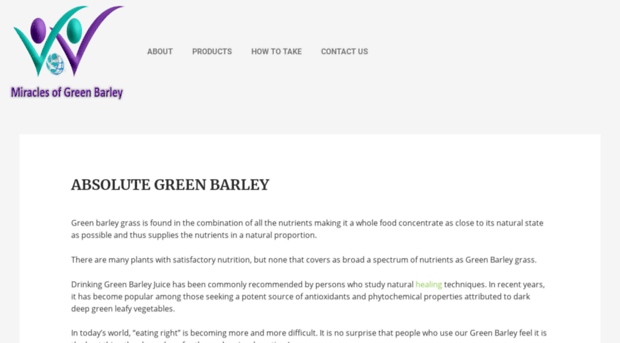 miraclesofgreenbarley.com