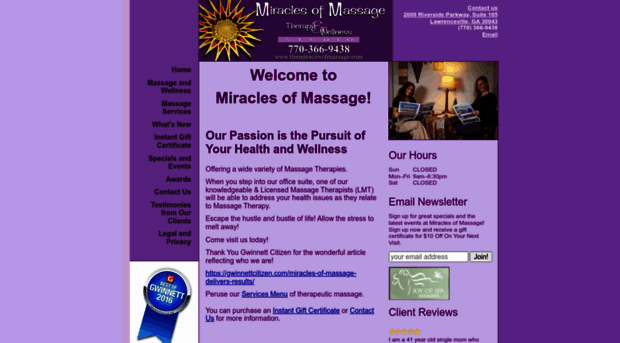 miraclesofmassage.com