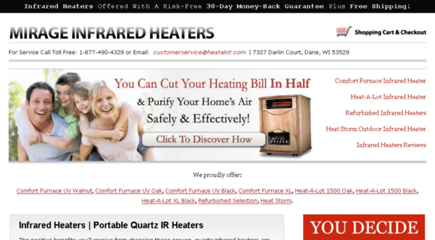 mirageinfraredheaters.com