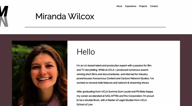 mirandawilcox.com