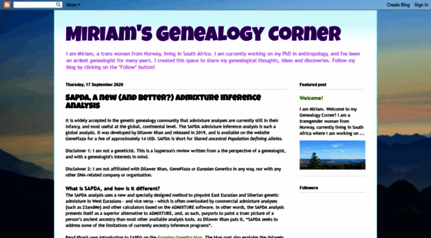 miriamsgenealogycorner.blogspot.com