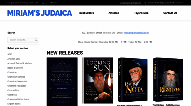 miriamsjudaica.com