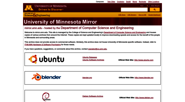 mirror.cs.umn.edu