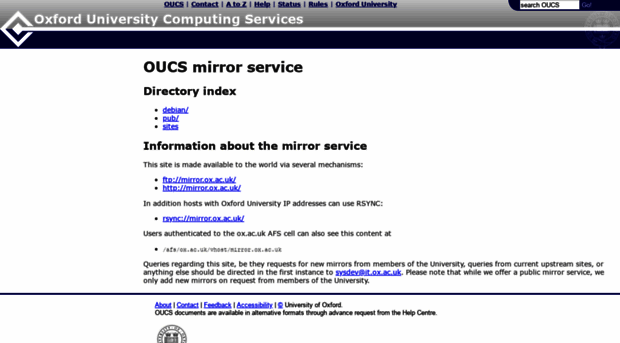 mirror.ox.ac.uk