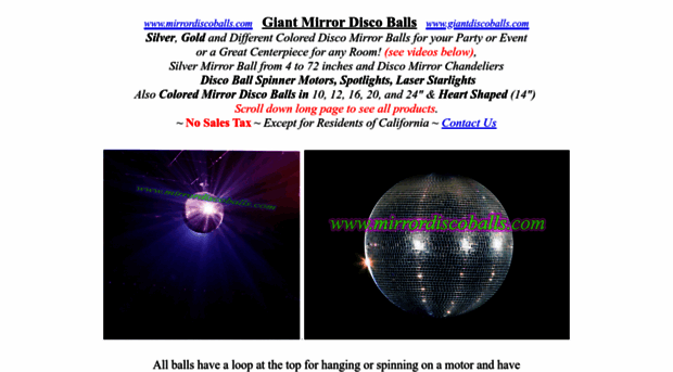 mirrordiscoball.com