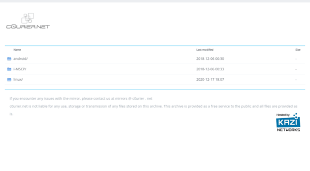 mirrors.c0urier.net