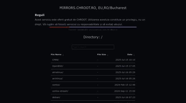 mirrors.chroot.ro