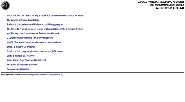 mirrors.ntua.gr