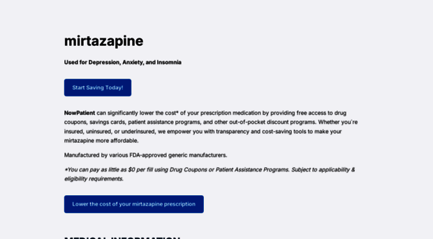 mirtazapineinfolive.com