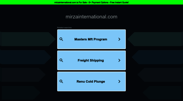 mirzainternational.com