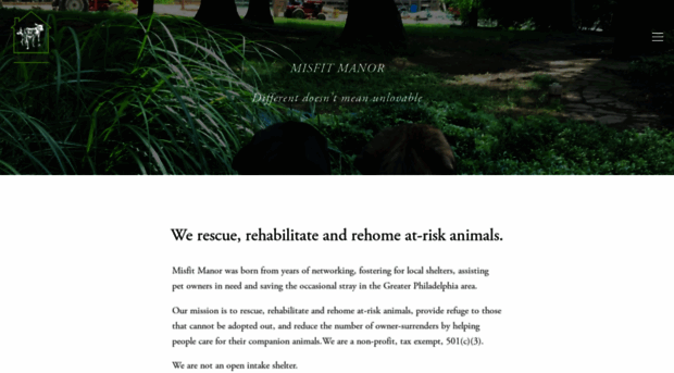 misfitmanorrescue.org