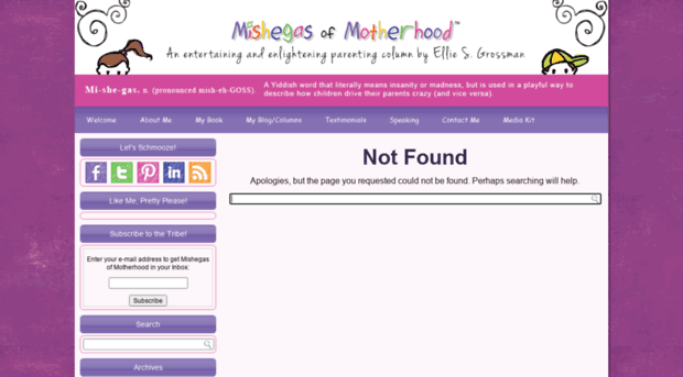 mishegasofmotherhood.com