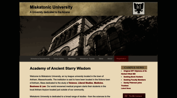 miskatonic-university.org