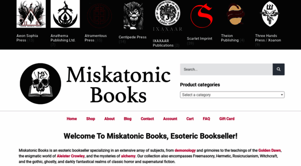 miskatonicbooks.com