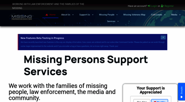 missingpersonscenter.org