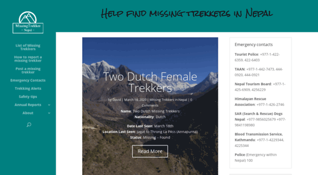 missingtrekker.com