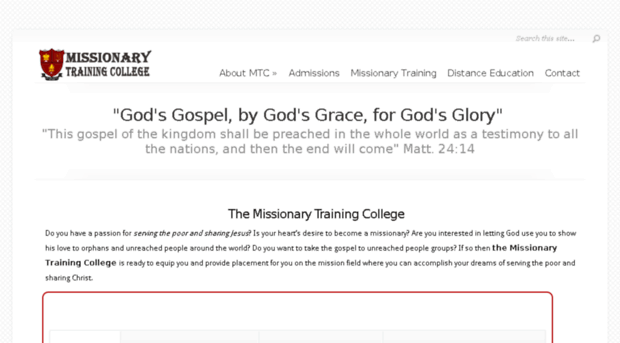 missionarytrainingcollege.org