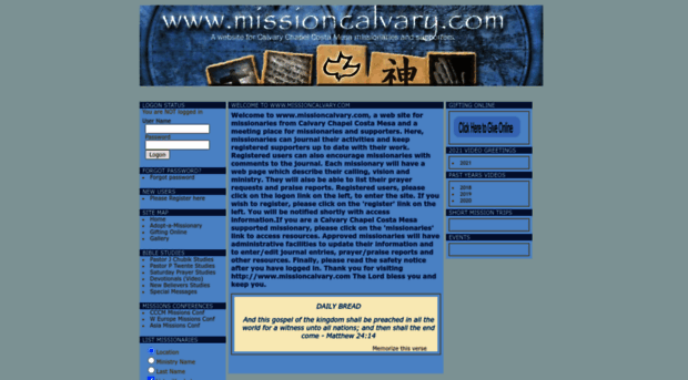 missioncalvary.com