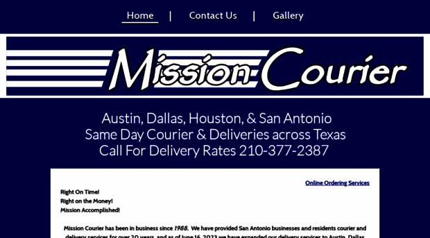 missioncouriertx.com