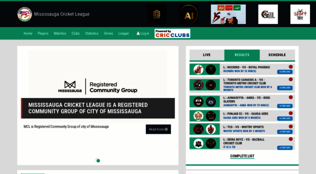 mississaugacricketleague.net